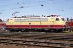 E03 001 DB bei der Lokparade  50 Jahre E03  im DB-Museum Koblenz L�tzel, Juni 2015.