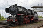 01 150 bei der Lokparade  60 Jahre Einheitslokomotiven  im DB Museum Koblenz Lützel, am 18.06.2016.