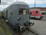 Die Doppel­stock-Strom­li­nien­wen­de­zug­ein­heit Nr. 8  Lisa Dräger  der ehemaligen Lübeck-Büchener Eisenbahn stand Mitte Mai 2017 im Verkehrsmuseum Nürnberg.