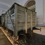 Der älteste Güterwagen in der Fahrzeugsammlung des Verkehrsmuseums Nürnberg wurde 1870  gefertigt.
