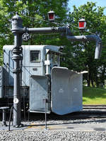 Ein Wasserkran darf natürlich in einem Dampflokmuseum nicht fehlen.