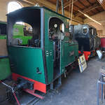 Zwei 600mm Schmalspur-Dampflokomotiven waren Anfang Juni 2019 im Deutschen Dampflokomotiv-Museum Neuenmarkt-Wirsberg zu sehen.