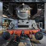 Die Dampflokomotive 50 975 wurde 1941 gebaut und ist im Deutschem Dampflokomotiv-Museum Neuenmarkt-Wirsberg abgestellt. (Juni 2019)