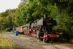DB 053 075-8 im Eisenbahnmuseum Bochum Dahlhausen, September 2024.