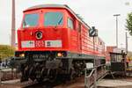 DB 232 254-3 zu Gast auf der Drehscheibe im Eisenbahnmuseum Bochum Dahlhausen, Oktober 2025.