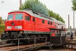 DB 232 254-3 zu Gast auf der Drehscheibe im Eisenbahnmuseum Bochum Dahlhausen, Oktober 2025.