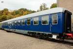 DB Touropa Liegewagen im Eisenbahnmuseum Bochum Dahlhausen, Oktober 2025.