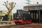 Der Tender von 01 008 im Eisenbahnmuseum Bochum Dahlhausen, April 2025.