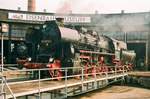 Am 06. Mai 2006 eröffnete das Eisenbahnmuseum Dresden im ehemaligen Bw Altstadt die Saison. 52 8079 stand unter Dampf auf der Drehscheibe.