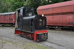 Die Feldbahnlokomotive Deutz Diesel 36107 Anfang Juni 2019 im Eisenbahnmuseum Bochum.