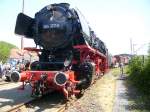 044 377-0, Einheits-Gterzuglok mit Schlepptender, Baujahr 1942, restauriert - aufgenommen whrend der Jubilums-Museumstage vom 28. bis 30. April 2007 