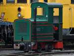 Die Feldbahndiesellok V4 von DIEMA im Eisenbahnmuseum Bochum-Dahlhausen.