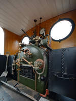 Führerstand der 1908 gebauten Dampflokomotive Hohenzollern 2329  Victor .