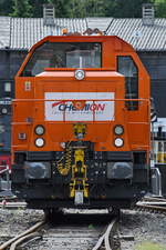 1002 018-2 von Chemion als Gastlokomotive im Eisenbahnmuseum Bochum. (Juni 2019)