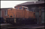 Eisenbahnmuseum Dieringhausen am 24.3.1994: Lok 1 ex VEB Lackharz Zwickau