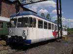 Der VS 235 der Wiehltalbahn stand am 5.6.10 im Eisenbahnmuseum Dieringhausen.