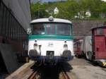 Der VT1 der Wiehltalbahn stand am 5.6.10 im Eisenbahnmuseum Dieringhausen.