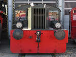 Die 1940 gebaute Köf-Diesellokomotive Typ LDFE 110 war Mitte September 2019 im Eisenbahnmuseum Heilbronn zu sehen.