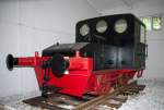 Deutz Diesellok MLH 332, ausgestellt im Eisenbahn- und Technikmuseum Prora.