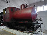 Hermann Windel II  ist eine Dampfspeicherlokomotive vom Typ B-fl der Maschinenfabrik Esslingen aus dem Jahr 1917. (Oldtimermuseum Prora, November 2022)