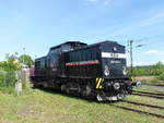 EBS 202 597-1 am 01.06.2019 beim Sommerfest im Eisenbahnmuseum Weimar.