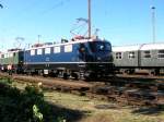 E41 001 auf dem Eisenbahnfestival Ankunft Eisenbahnstadt Frth (1000 Jahre Frth). 15.9.2007