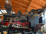 Die 1893 gebaute Zahnraddampflokomotive Z3, System Abt der Salzkammergut-Lokalbahn (Schafbergbahn) ist in der Lokwelt Freilassing zu sehen.