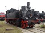 Mecklenburg/Vorpommern`s älteste Regelspurdampflok:91 134 im Eisenbahnmuseum Schwerin am 03.Oktober 2014.