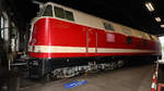 Die Diesellokomotive 118 782-2 war hier Ende September 2020 im sächsischen Eisenbahnmuseum Chemnitz-Hilbersdorf zu sehen.