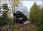 Das S�chsische Eisenbahnmuseum Chemnitz-Hilbersdorf hatte am 25.10.2026 zur Dampffahrt ins Erzgebirge geladen.