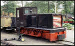 Heeresfeldbahn Lok M 13808 am 25.9.1993 im Museum in Oberrittersgrün.