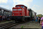 Nachschuss auf 346 852-7 (Lok 9 | 106 852-7 | DR V 60 D) der Wedler Franz Logistik GmbH & Co.