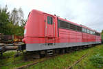 Die Elektrolokomotive 151 051-0 Ende September 2020 im Sächsischen Eisenbahnmuseum Chemnitz-Hilbersdorf.