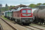 232 173-5 war zusammen mit 232 413-5 & 232 704-7 auf dem Gelände des sächsischen Eisenbahnmuseums in Chemnitz-Hilbersdorf abgestellt. (September 2020)