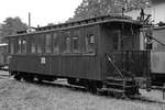 Der Personenwagen 973-003 war Ende September 2020 im sächsischen Schmalspurbahnmuseum Rittersgrün zu sehen.