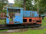 Diese LKM N3 (49802) wurde 1952 gebaut und war Ende September 2020 im sächsischen Schmalspurbahnmuseum Rittersgrün zu sehen.