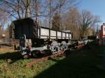 Hier ein Kippwagen für die Straßenbahnen die früher nach dem Krieg benutzt wurden.
