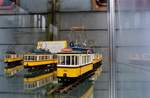 Stuttgarter Stra�enbahnwagen laden zum Spielen ein (Stra�enbahnmuseum Stuttgart SMS)