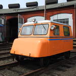 MOTORDRAISINE HOHENZOLLERNBAHN BEIM LOKSCHUPPENFEST SIEGEN `17  Ein knuffiges Bahngefährt,die Motordraisine der HOHENZOLLERISCHEN LANDESBAHN AG,  vermutlich mit dem alten VW-Käfer-Motor,beim