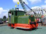 Gemeinder Lok Typ N50 (Fabr.-Nr. 4333, Baujahr 1948) als Spielplatz am 18.09.2010 im Auto und Technik Museum Sinsheim.