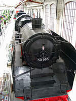 Aus schwieriger Position aufgenommen: 50 685 am 22.05.2003 im Technik-Museum Speyer.