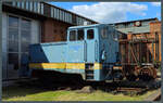 Die Lok 1 der Fahrzeugtechnik Dessau hat beim Triebwagenmuseum Dessau eine neue Heimat gefunden.