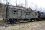 Behelfspersonenwagen der Gattung Mci in der Sammlung des VSE Schwarzenberg.