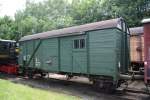 Gterzugbegleitwagen der Bauart Pwgs am 23.05.09 im Eisenbahnmuseum Schwarzenberg. 