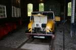 Wahnsinn!26PS Trabipower.Blick in den  Maschinenraum  von einem der 2 Schienentrabis die im Eisenbahnmuseum beheimatet sind.Schwarzenberger Museumstage 24.05.09.