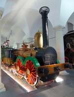 Ein Nachbau der Saxonia am 17.02.2017 im Verkehrsmuseum Dresden.