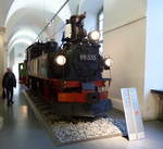 DR 99 535 am 17.02.2017 im Verkehrsmuseum Dresden.