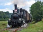 Lok No 654 der Angelbahn unterwegs von Kappeln nach Sderbrarup.
7. August 2005