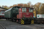 AVL Lok 2 (Deutz 57675/1963) am 11.04.2026 im Bw Lüneburg Süd 