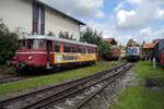 VT 26 am 03.07.16 am Endpunkt der Localbahn Bad Endorf-Obing in Obing